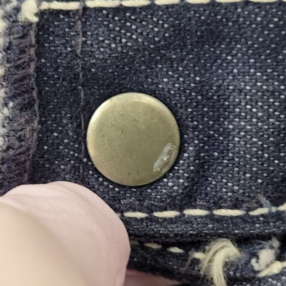 Vintage 80s Western Bootcut Jeans Womens 6 29x31 Blue - Picture 10 of 16